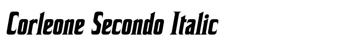 Corleone Secondo Italic
